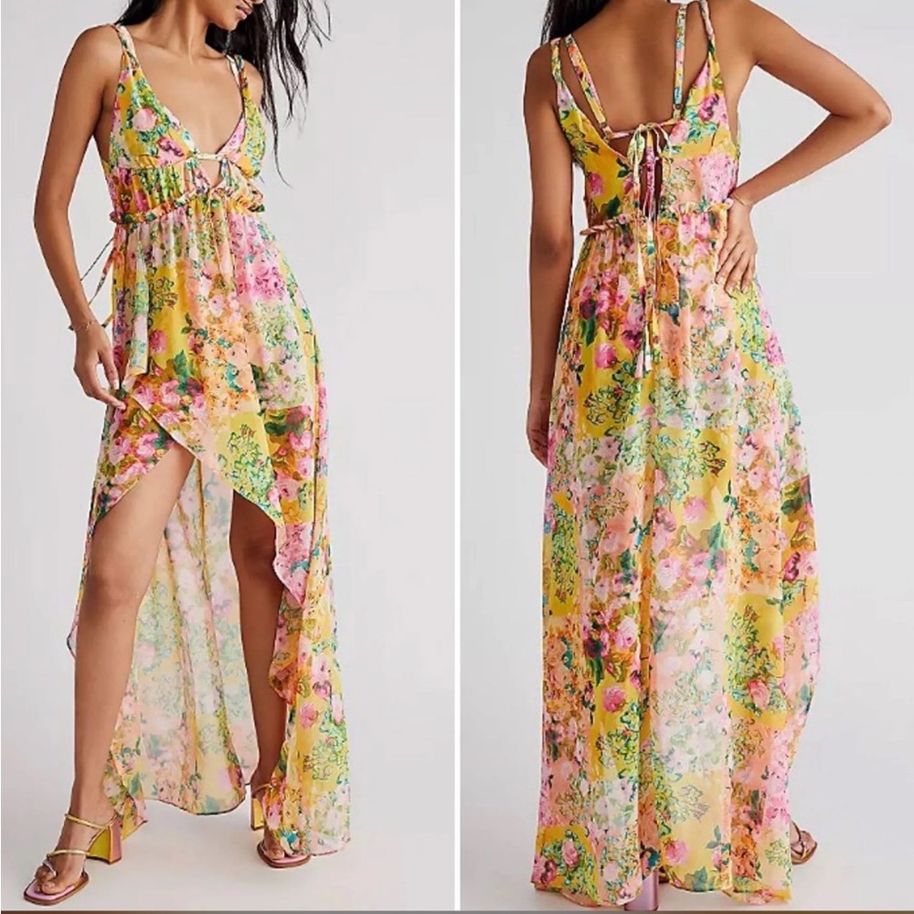 NWT For Love & Lemons Madison Maxi XXS